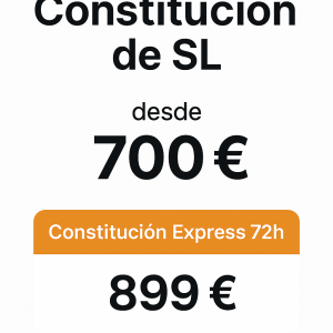 Constitución de SL en Madrid